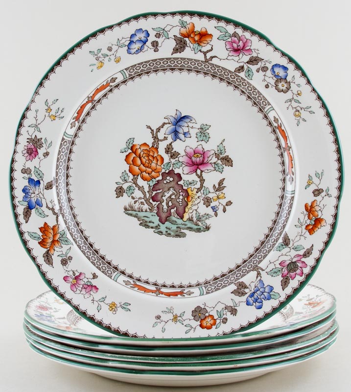 Plate set of 6 c1930s - 1960